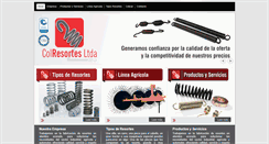 Desktop Screenshot of colresortes.com